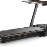A side view angle of the Nordictrack Treadmill Desk
